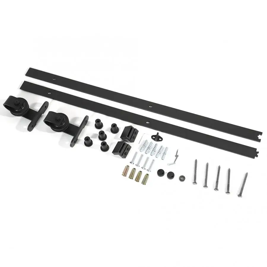 Домашний сервис 183 см/200 см сарай раздвижные деревянные двери фурнитура стальная