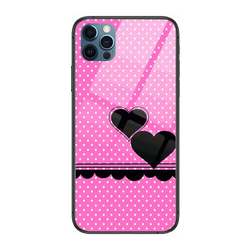 

love Fall in love Case Style Phone Case cover For iphone 12 pro max 11 8 7 6 s XR PLUS X XS SE 2020 mini black cell shell
