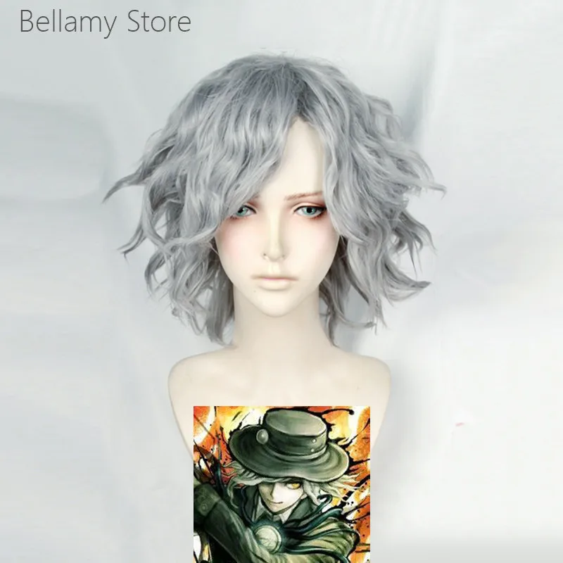 

Fate Grand Order Monte Cristo Edmond Dantes Cosplay hair wigs+Wig cap
