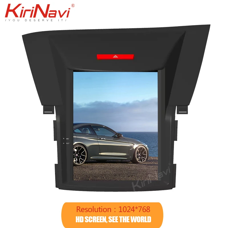 Вертикальный экран KiriNavi в стиле Tesla 10 4 ''Android 9 0 автомобильное радио для Honda CR V CRV
