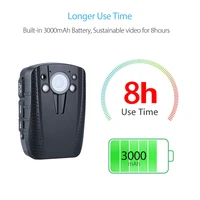 8h working time body worn camera hd 1296p dvr video security cam ir night vision wearable mini camcorders police camera