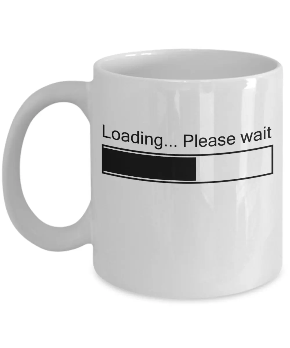Sarcasm Now Loading Please Wait 11oz Funny Humor Gift Coffee Mug | Дом и сад