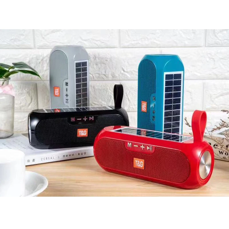 

TG182 Waterproof Altavoces Wireless Stereo Music Box Solar Charging Bluetooth Speaker Outdoor Power Bank Boombox MP3 Loudspeaker