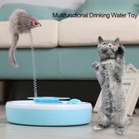 interactive cat toys roller spring cat toys with kitten tracks pet toy with moving balls teaser mouse exercise