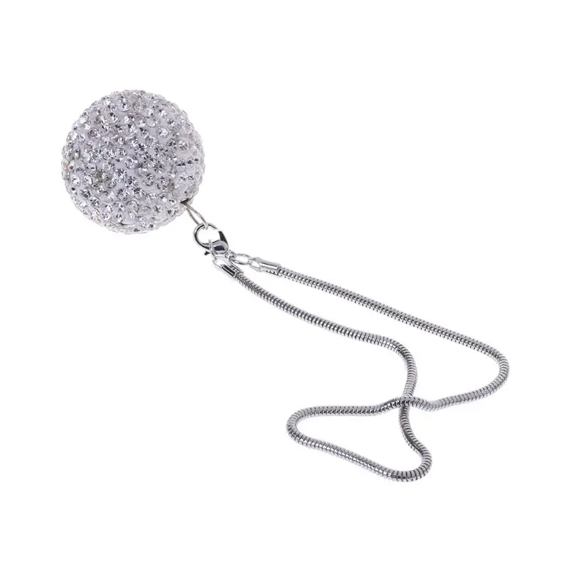 Car Pendant Diamond Crystal Ball Automobile Decoration Charm Auto Interior Rear View Mirror Suspension Hanging Ornament Gifts | Автомобили
