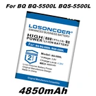 LOSONCOER 4850 мА  ч BQS-5500L BQ-5500L аккумулятор хорошего качества для BQ BQ-5500L BQS-5500L мобильный телефон