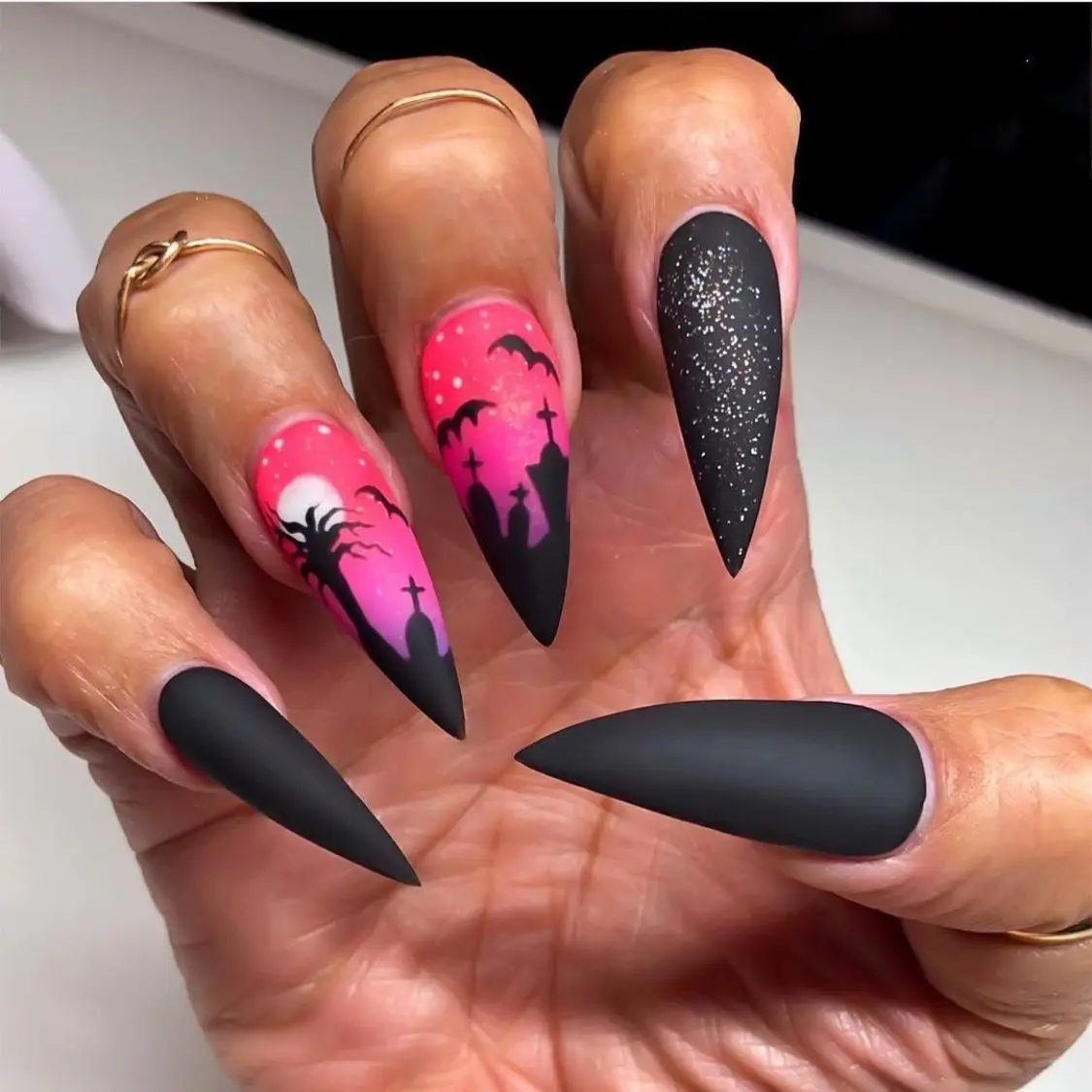 

24pcs False Nail Patch Glue Type Removable Long Paragraph Fashion Manicure Save Time Fake Nail Patch New TT@88