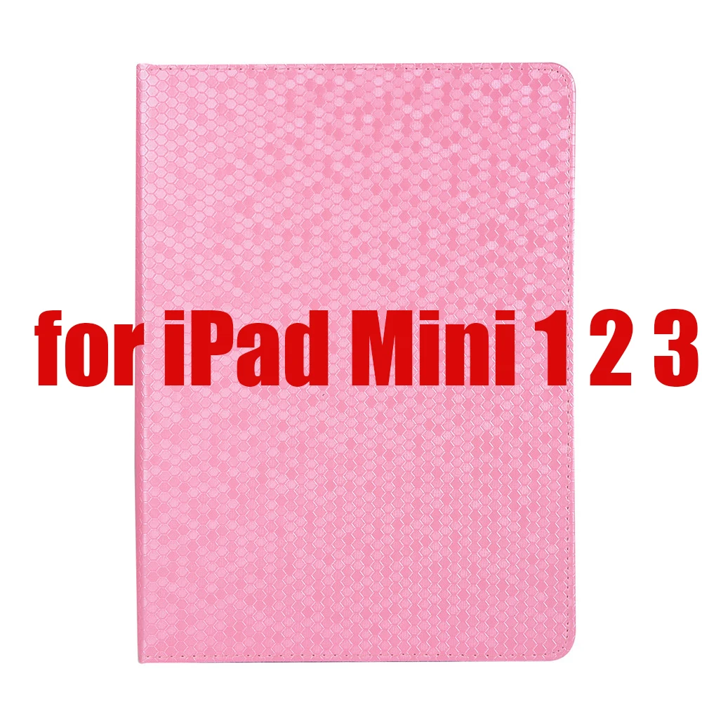 Чехол для iPad Mini 4 3 2 Чехол GOLP матовый флип-стенд Авто Режим сна/Пробуждение Смарт-Чехол для iPad Mini 2 Чехол - Цвет: Pink-123