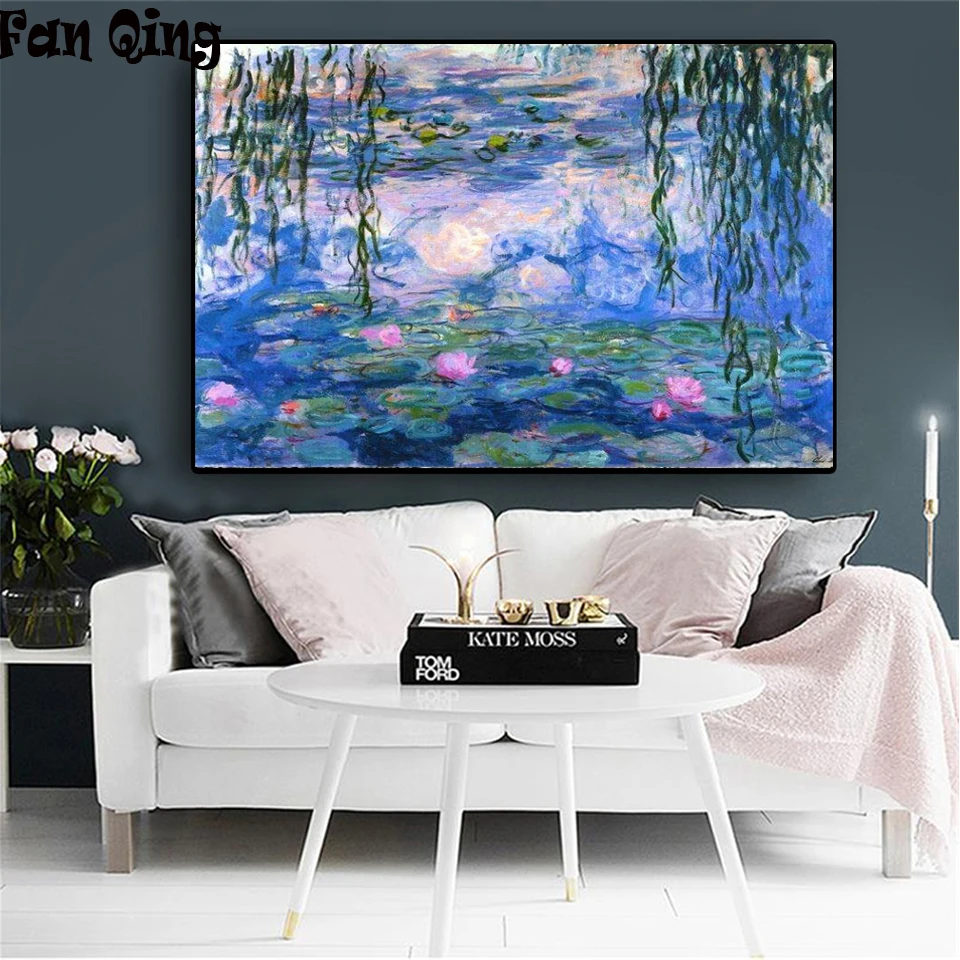 Алмазная 5d мозаика сделай сам бриллиантовая фотография с водной лилией вышивка