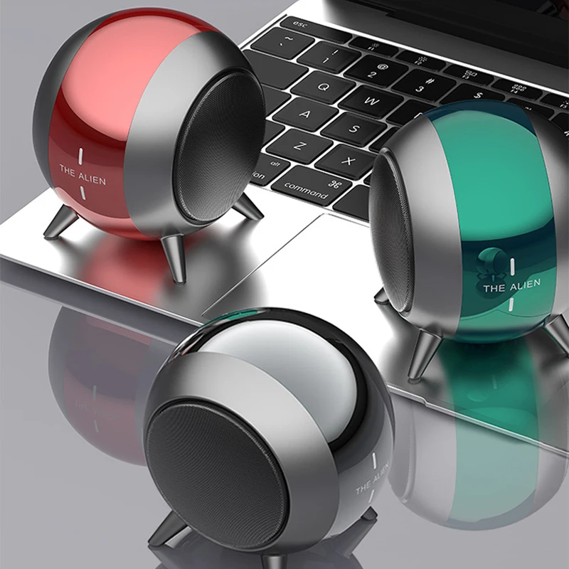 

Bluetooth Speaker Mini Portable Metal Small Speaker Wireless Outdoor Stereo Bass Music Sports Bass Speaker 6 Hours Battery