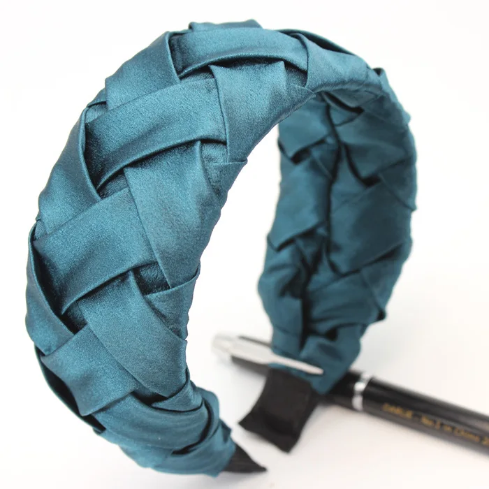 

2020 Pigtail Braid Crossing Solid Turban Headband for Women Hair Accessories Hair Bands Girls Headwear Headbands Head Wrap Plait