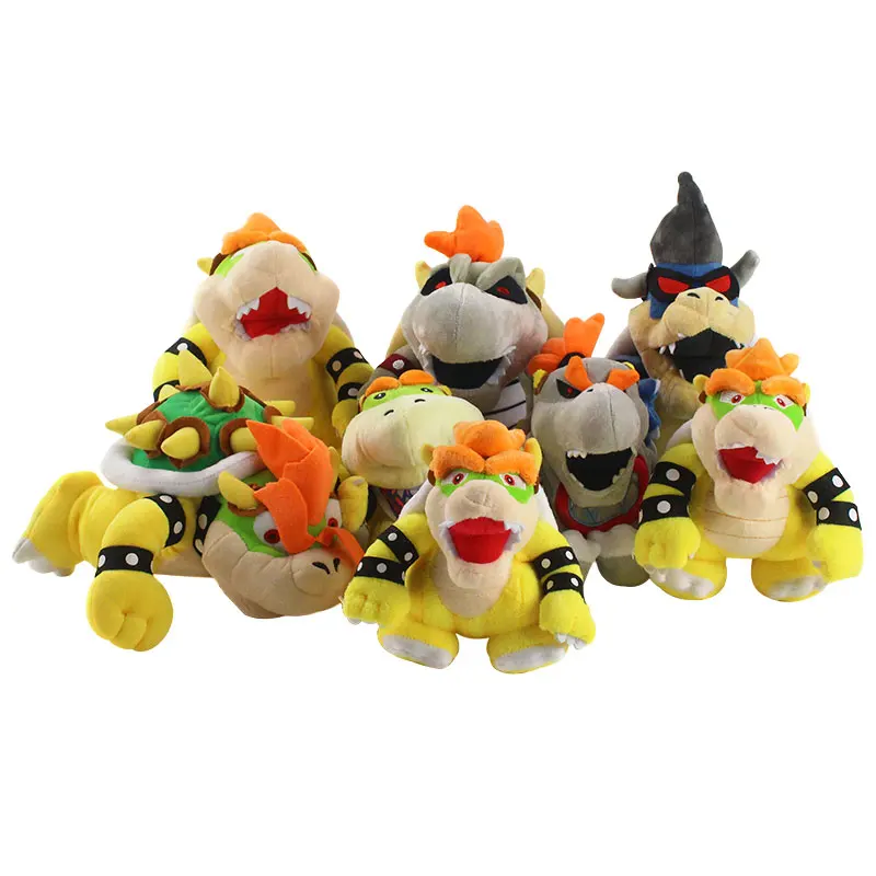 Плюшевые игрушки Bowser JR 3D Land Dragon Koopa Troopa рождественский подарок для детей 18-31 см |