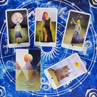 the field tarot cards prophecy divination deck english version entertainment board game 78 sheetsbox