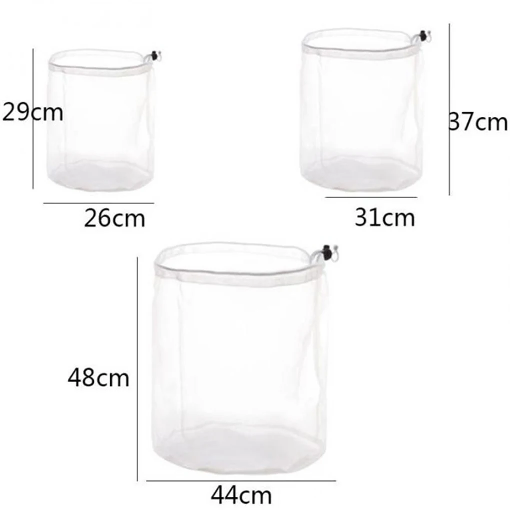 

Drawstring Closure Mesh Laundry Bag Socks Underwear Washing Machine Protection Net Mesh Bag