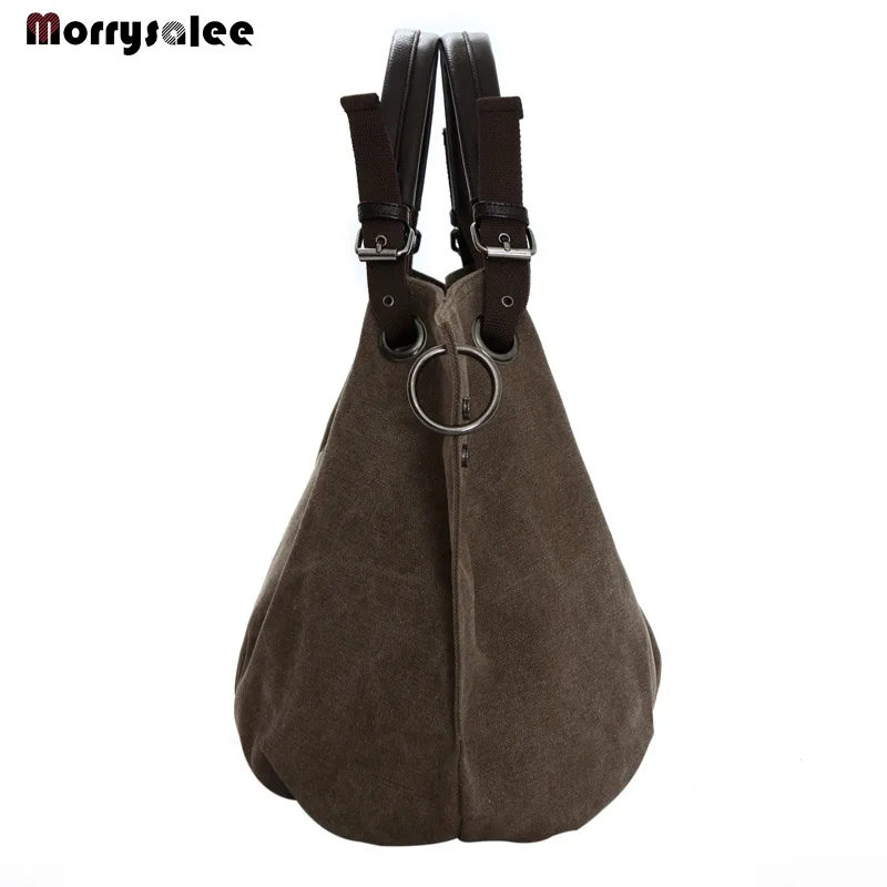 

Canvas Package Fashion Version of the Retro New Women's Large Bag portable Messenger Bag