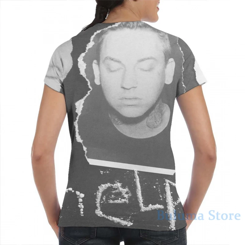 Футболка с принтом Blackbear Help для мужчин и женщин модный топ коротким рукавом