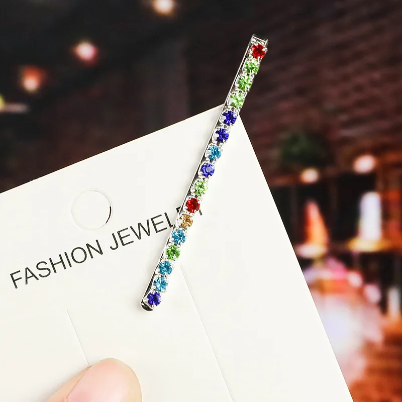 1 шт. для женщин и девочек с сияющими Стразами Шпильки со стразами заколки волос