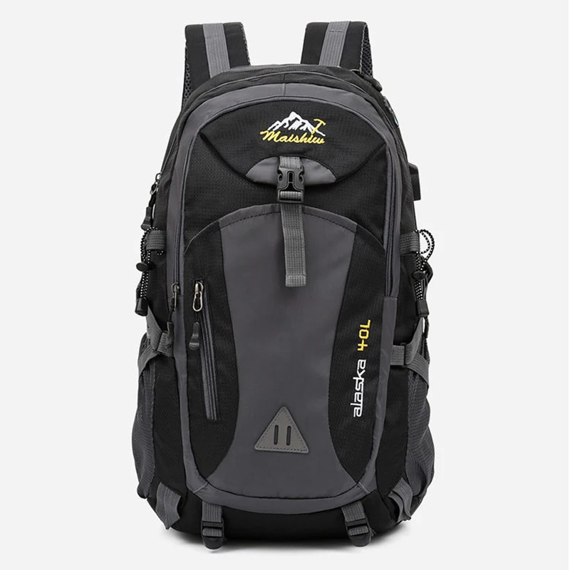 New Casual waterproof Men's Backpack nylon Material Multi-functional Large-capacity Outing Mountaineering Travel Student Bag