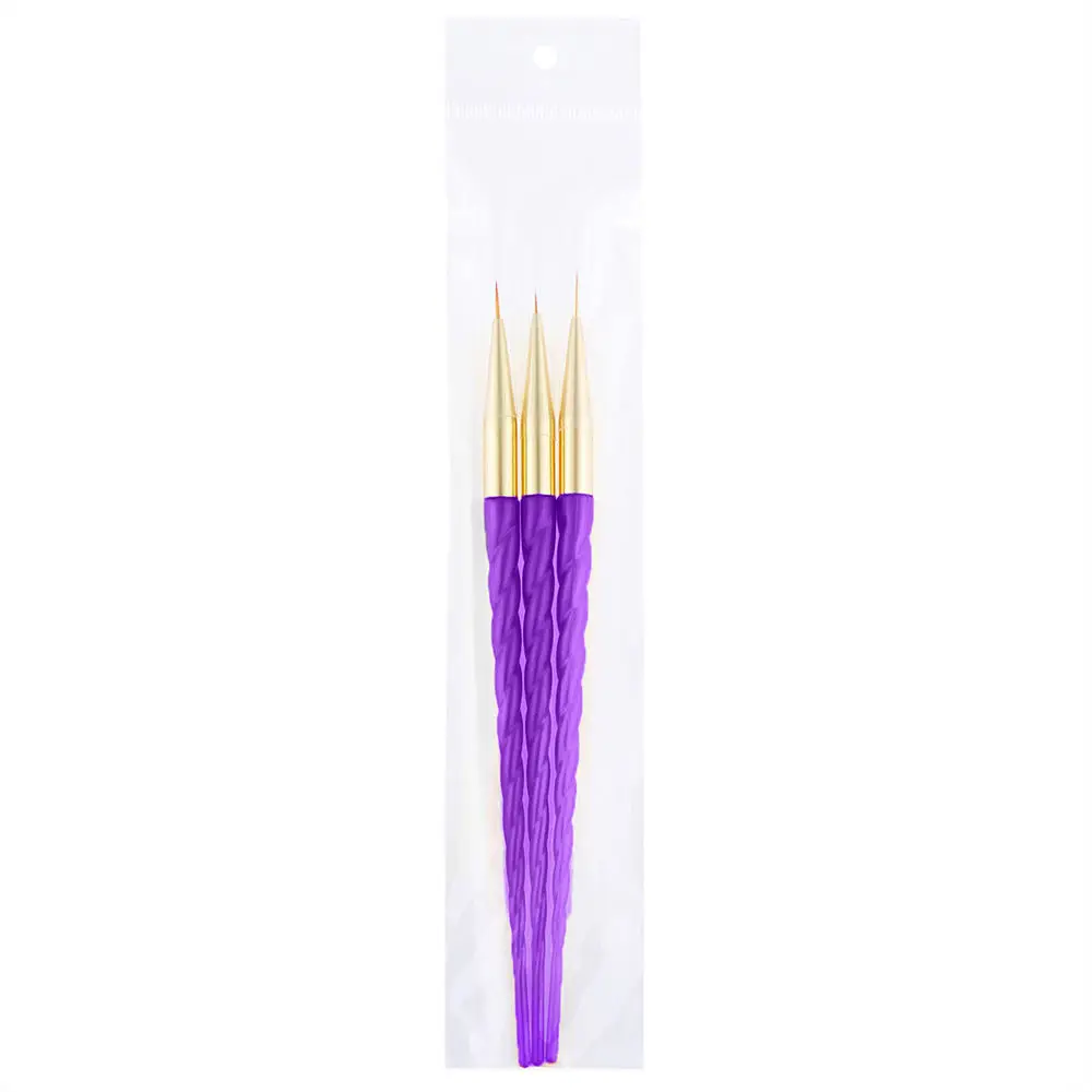 Nail Tools 3 Pcs/Set Art Brush Dot Point Dotting Painting Drawing Pen Gel Salon Polish Brushes Tool | Красота и здоровье