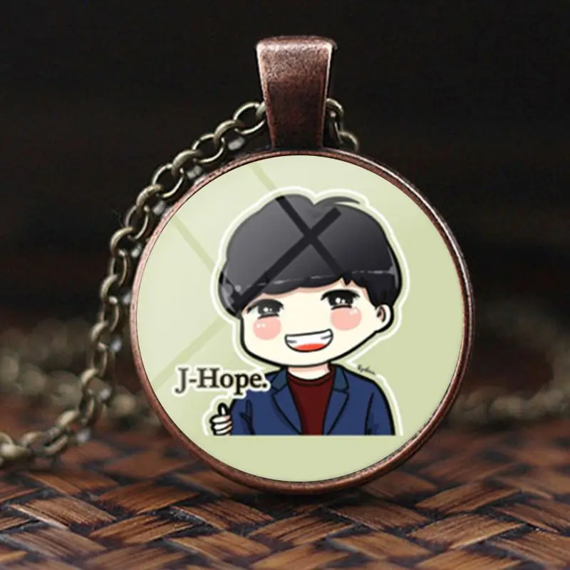 Кулон Kpop Bangtan Boys Time ожерелье с драгоценными камнями милый модный небольшой
