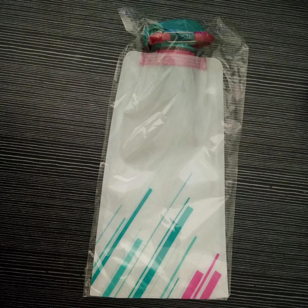 

2021 NEW Outdoor Sports Folding Portable Water Bag Mountaineering Cycling Plastic Water Cup Environmental Protection Water Bag
