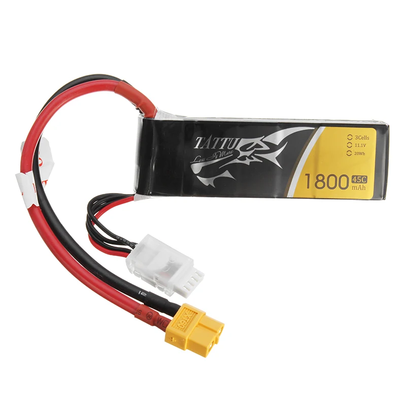 Литий полимерный аккумулятор Tattu 3s 4s 1800 мАч xt60 разъем 14 8 в Lipo батареи 45C 75C FPV Дрон RC