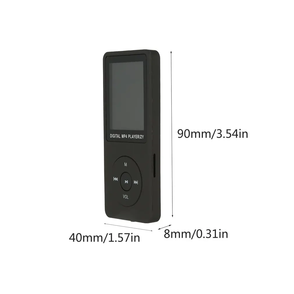 

2021 MP4 Music Player Portable MP4 Media Slim1.8 Inch Touch Keys FM Radio Video 32G for TV