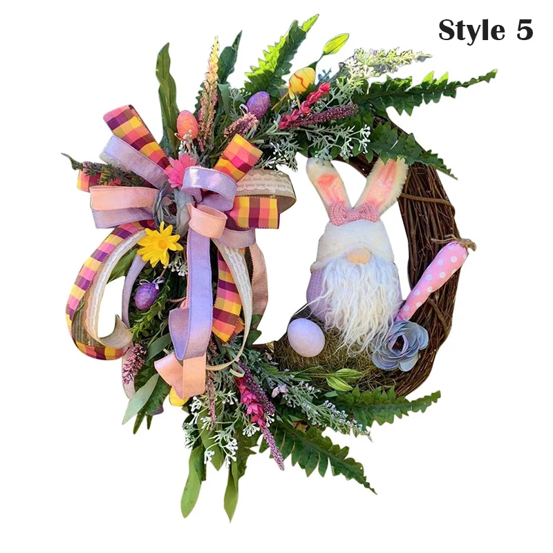 

New Easter Bunny Garland Decoration Pendant Easter Decoration Craft Supplies Holiday Party DIY Ornaments For Home Office G10