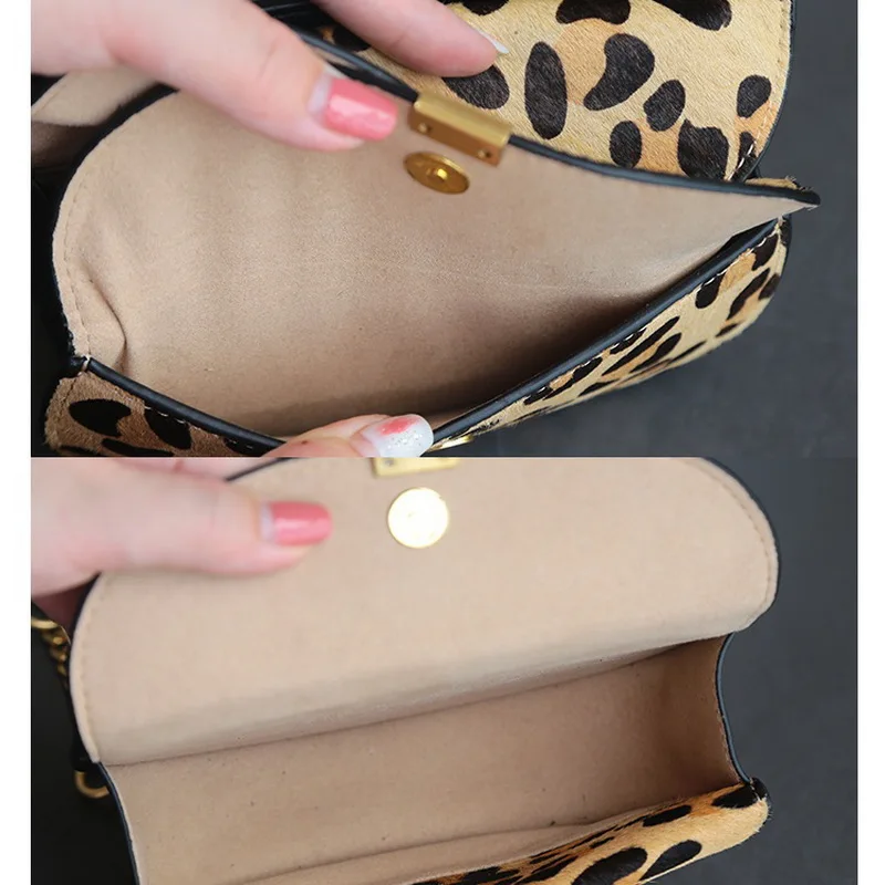 Животные узоры Крошечные маленькие органные сумки меховые зимние женские модные