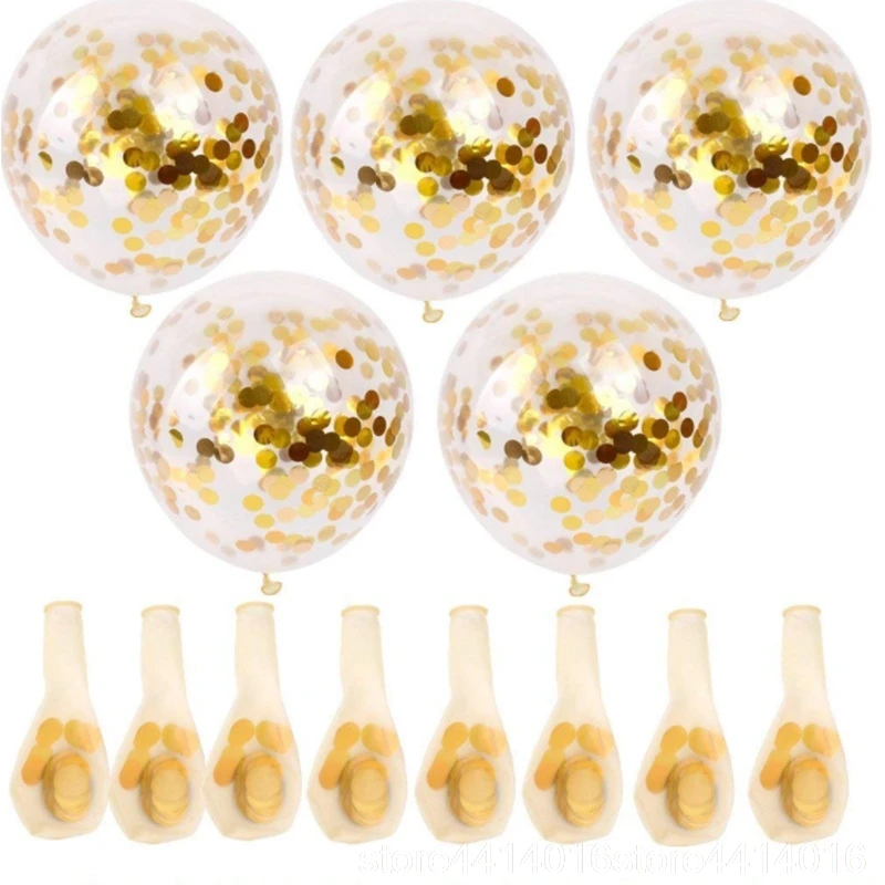 10 шт. 12 дюймов воздушный шар &quotКонфетти&quot Надувное свадебное украшение для