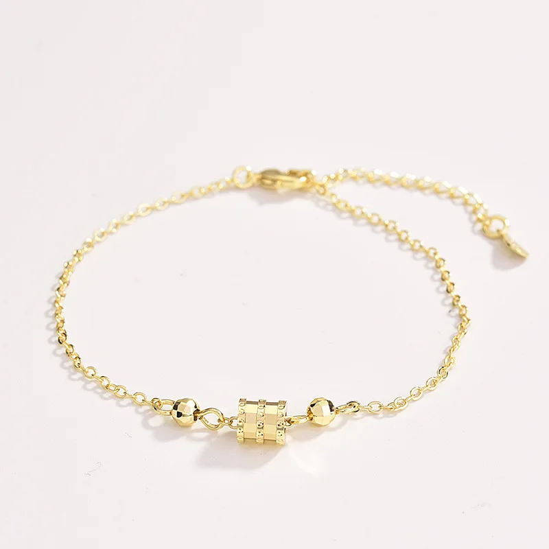 Браслет из розового золота 14 к, модный браслет Pulseras Plata Ley 925 Mujer Bizuteria, Свадебный 14 K, драгоценный камень, топаз, ювелирные изделия, браслет для женщин пандора шармы серебро 925 серебряный бра