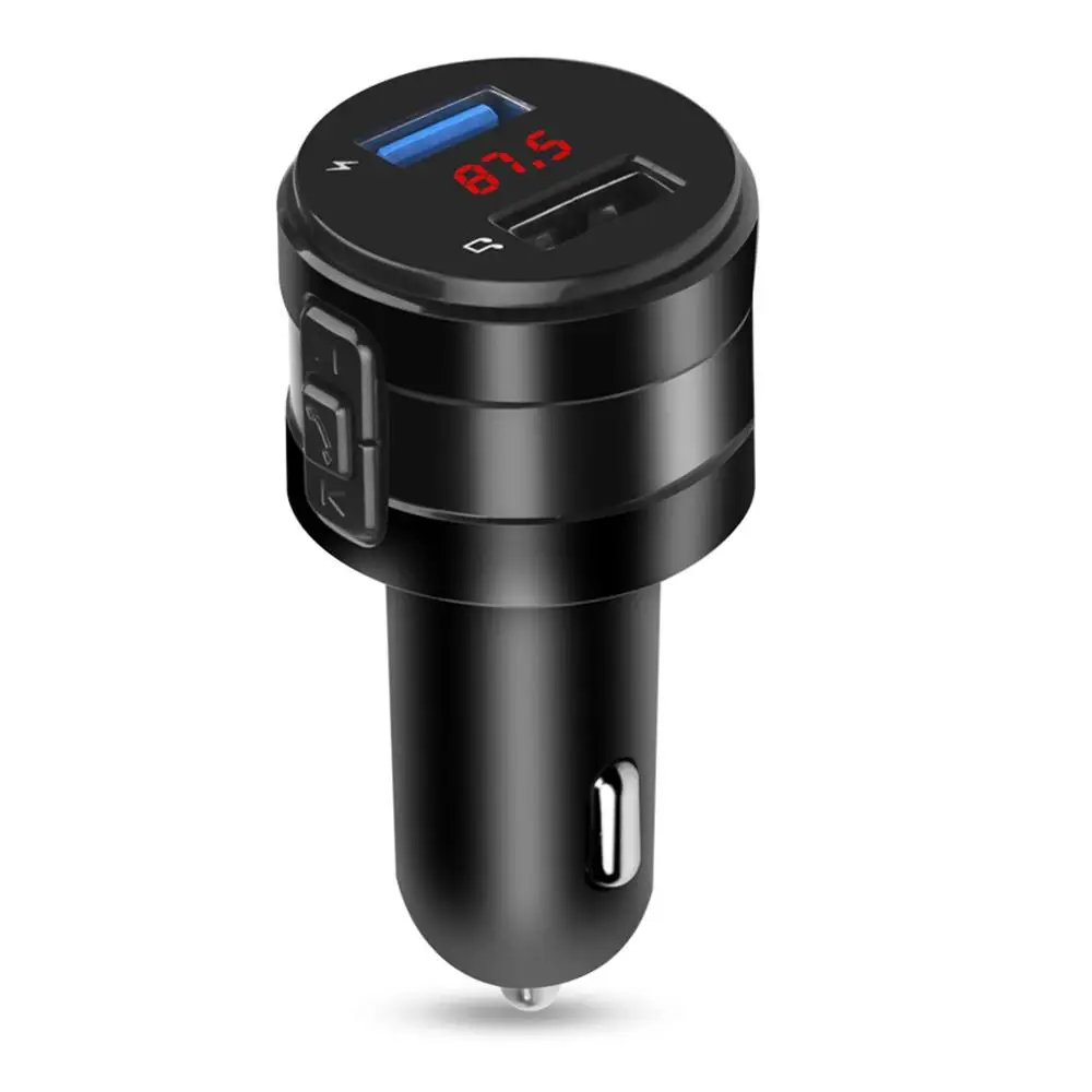 

Vehemo Car Charger MP3 Bluetooth 5.0 Adapter Fm Transmitter Modulator Portable Snelle Oplader Voor Auto Universal