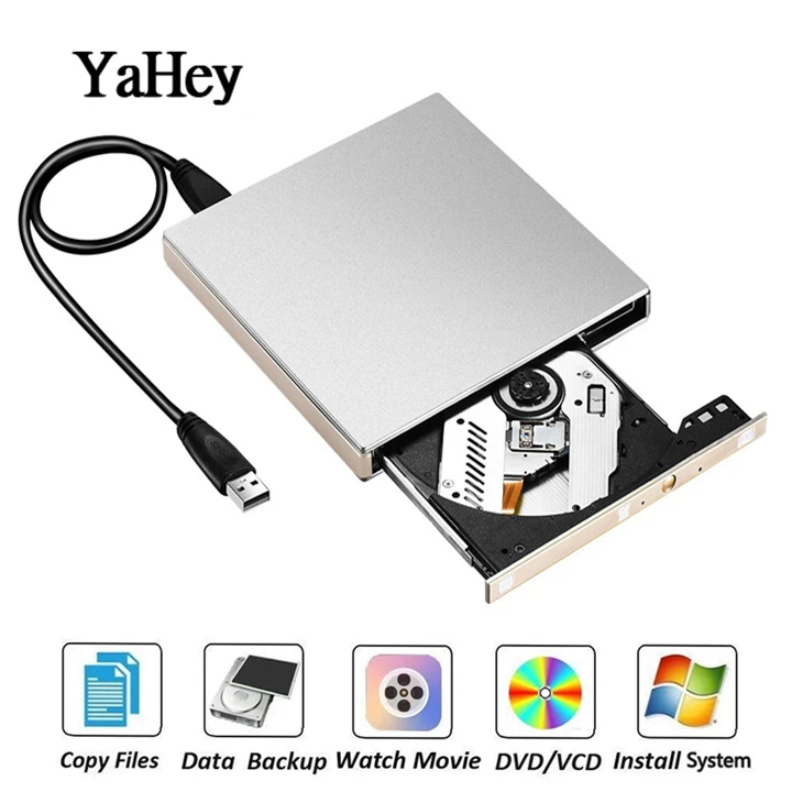 USB 3,0 DVD привод Оптический привод CD rom плеер DVD RW горелка для ноутбука компьютера ПК Macbook OS Window 10