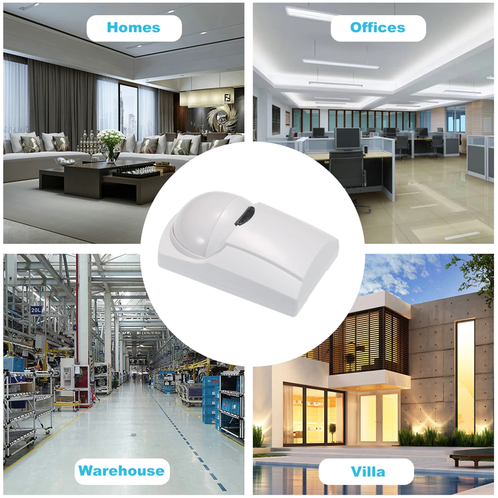 

Smart WiFi Infrared Detectors Motion Sensor Alarm Wireless Wall Mounted PIR Human Body Motion Sensor for Sonoff RF Bridge 433