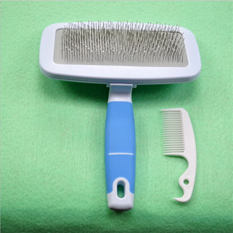 

Dog Fur Cleaning Brush New Original Hair Removal Needle Combs Grooming Large Size Combs Tool Candy Color Non-Slip Pets Supplier