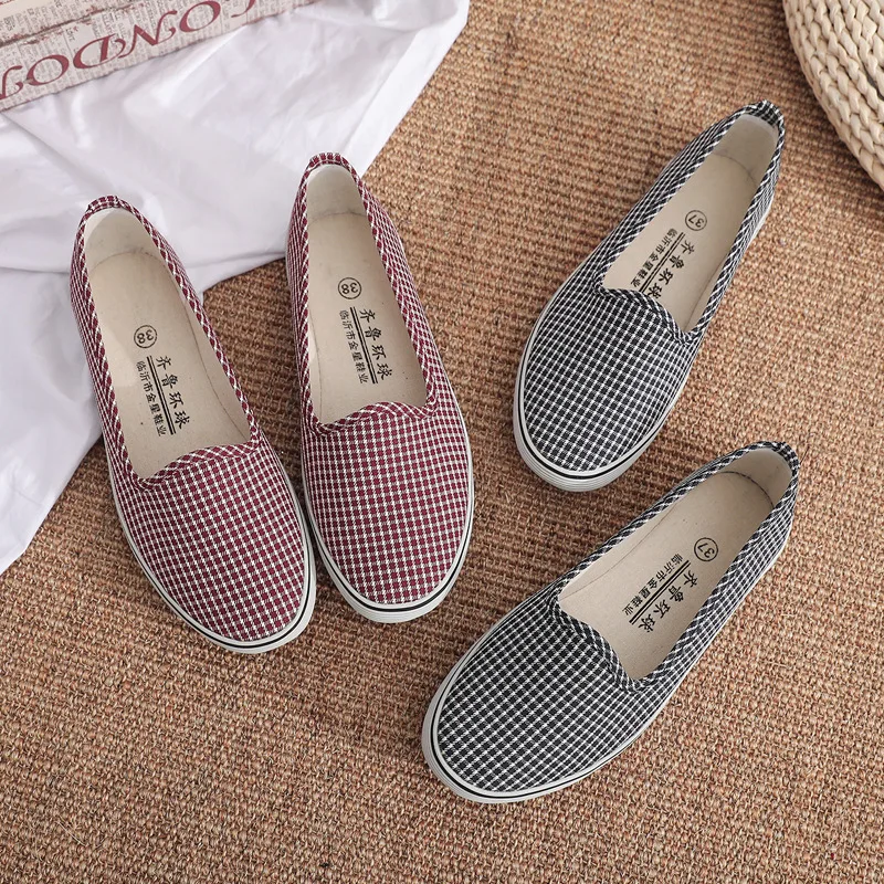 

Women's Cute Spring and Summer Wear Flat Shoes Ladies Casual Cloth Loafers Women's Comfortable Flat Shoes Shoes for Women