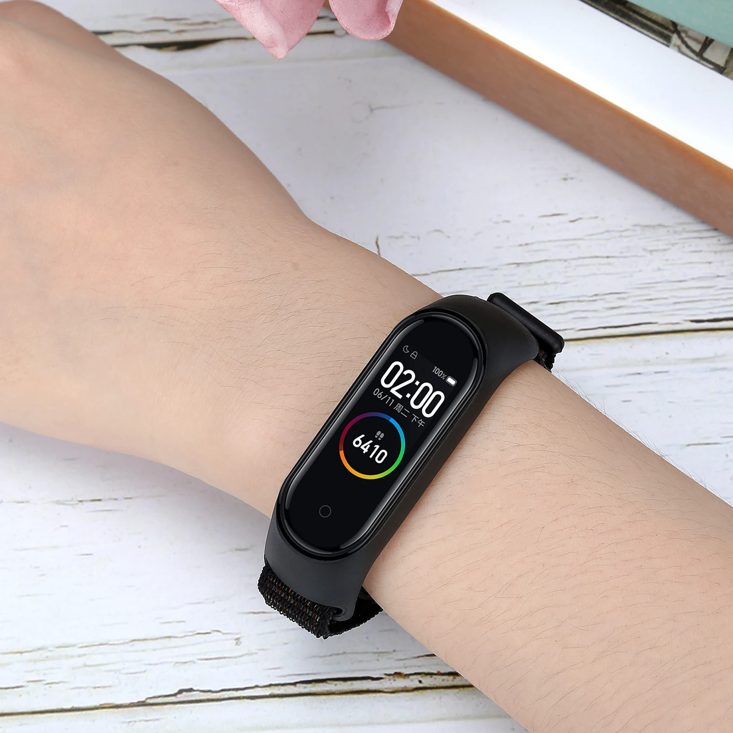 Нейлоновый ремешок для xiaomi mi band 4 браслет NFC смарт-часы замена xiaomi mi band 3 цветной Ремешок Браслет против потери