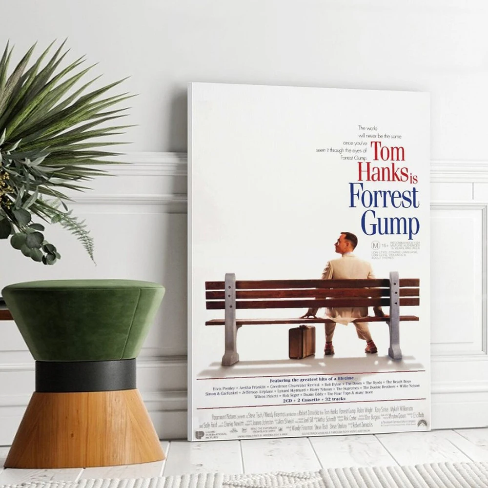 

Home Decoration Wall Art Forrest Gump Poster Printed Movie Canvas Painting For Living Room Modular Character Pictures Framework