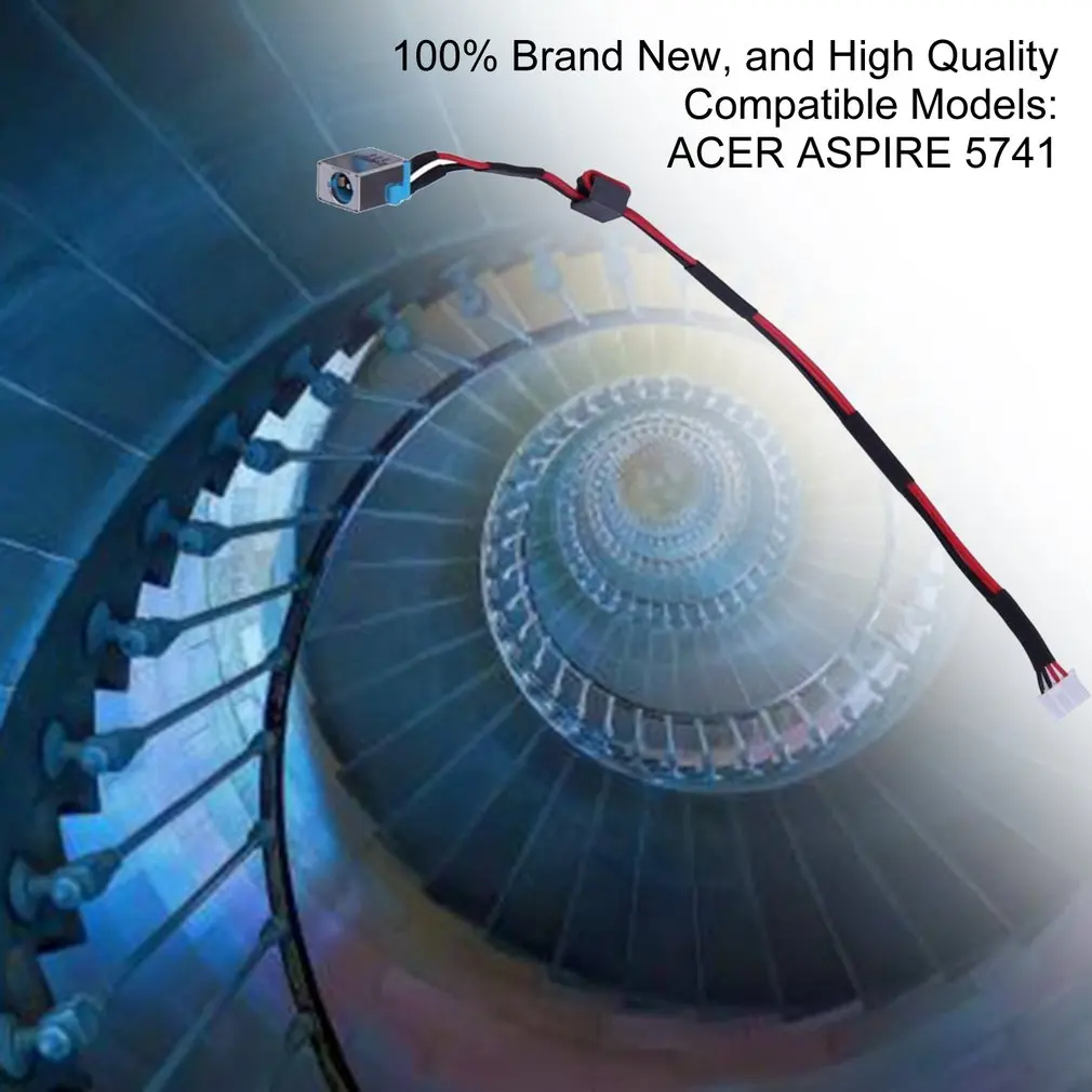 Горячая новинка разъем питания постоянного тока для ноутбука с кабелем