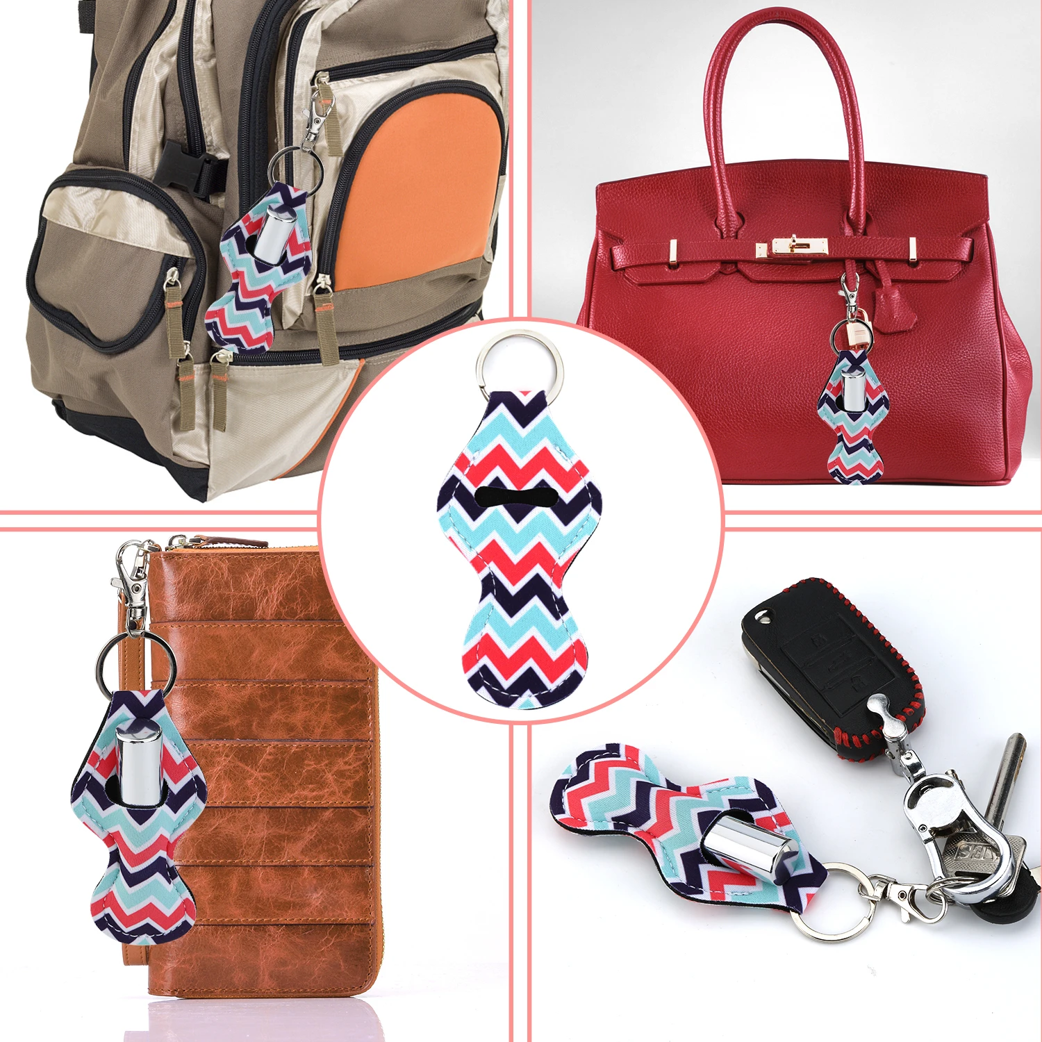 28 шт. неопрен Chapstick брелок для ключей губная помада держатель самый лучший