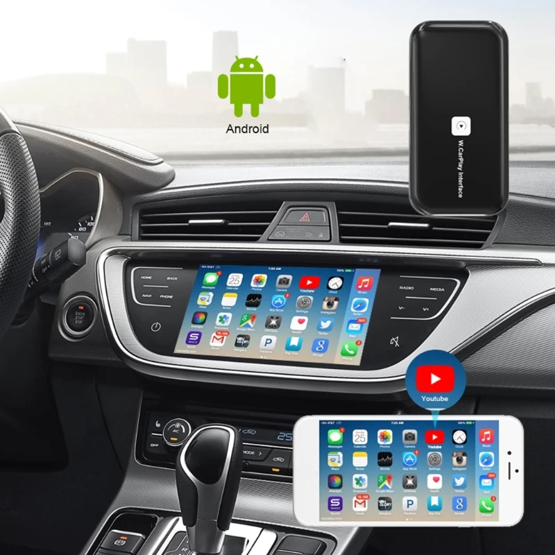 C9GD USB беспроводной адаптер Carplay Dongle Mirrioing автомобильная система Android-IOS Поддержка