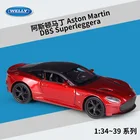 Модель спортивного автомобиля WELLY в масштабе 1:36 Aston Martin DBS Superleggera, модель автомобиля из сплава, готовый продукт, игрушечный автомобиль B62