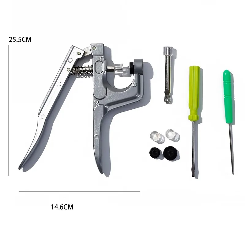 

Button + U-Shaped Fastener Snap Pliers Four-In-Button Hand-Press Tool Mixed Button Set Diy Hand Sewing Tool