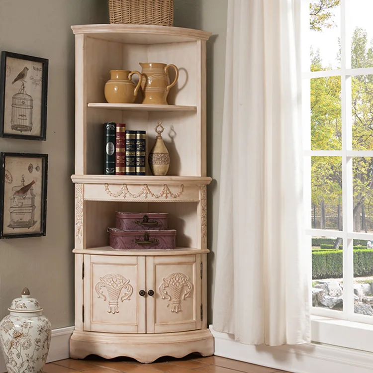 Meuble rangement книжный шкаф estanteria madera потертый шик armoire de витрина деревянная мебель для