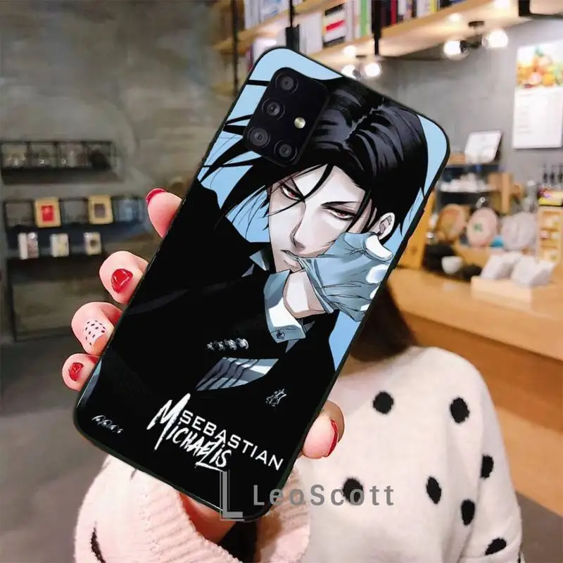 

Black Butler Anime Phone Cases For Samsung A50 A51 A71 A31 A21S S8 S9 S10 S20 S21 Plus Fe Ultra 4G 5G
