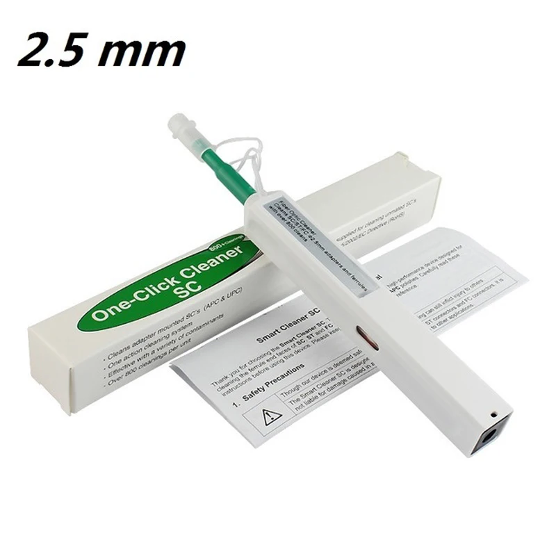 800 раз одноразовая ручка для очистки оптоволокна адаптеров SC ST FC 2 5 мм | Мобильные