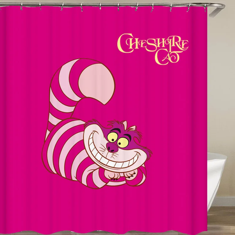 Водонепроницаемая душевая занавеска Алиса в стране чудес