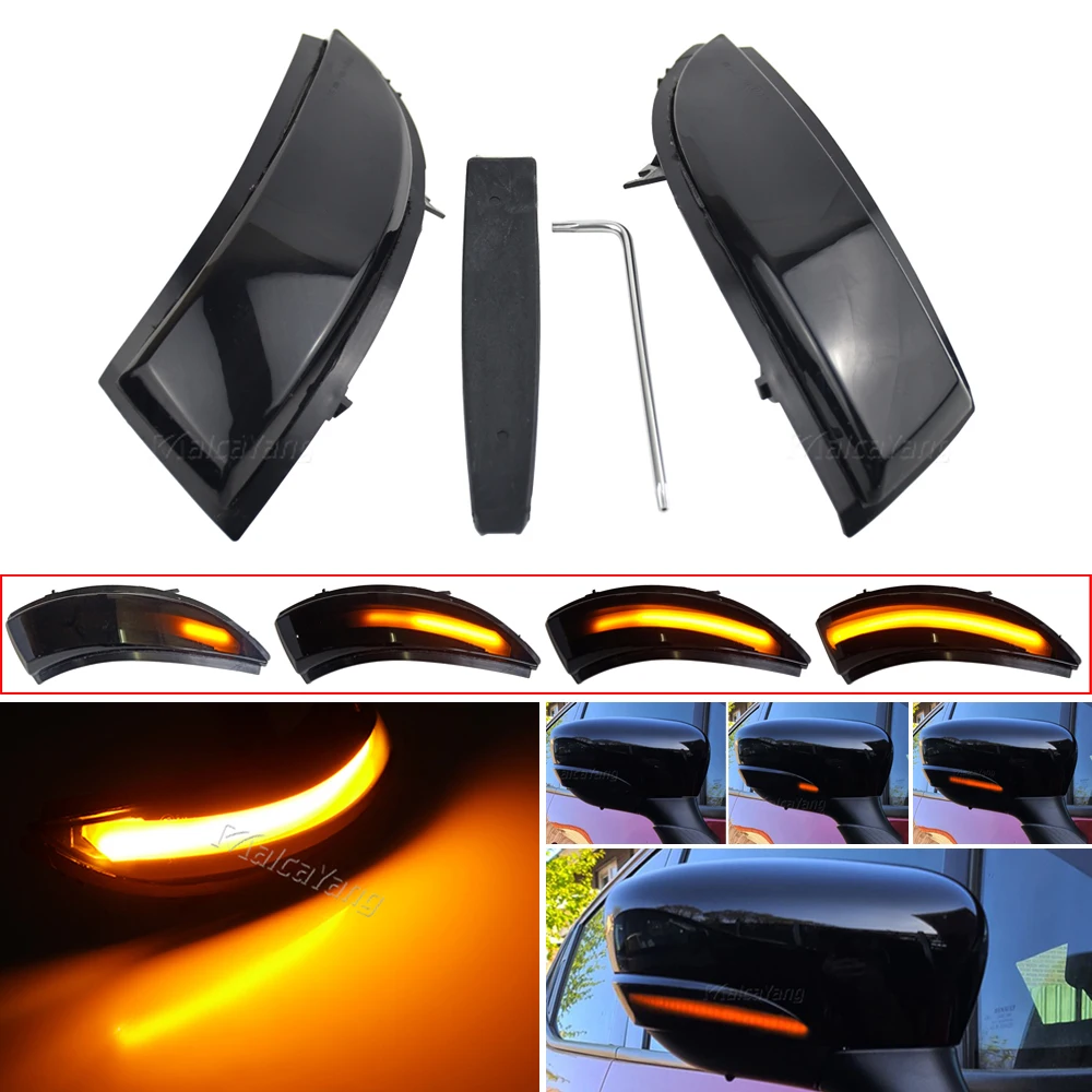 

For Renault Clio IV MK4 BH RS Grandtour KH 2012 -2016 Car LED Dynamic Blinker Indicator Repeater Mirror Turn Signal Light