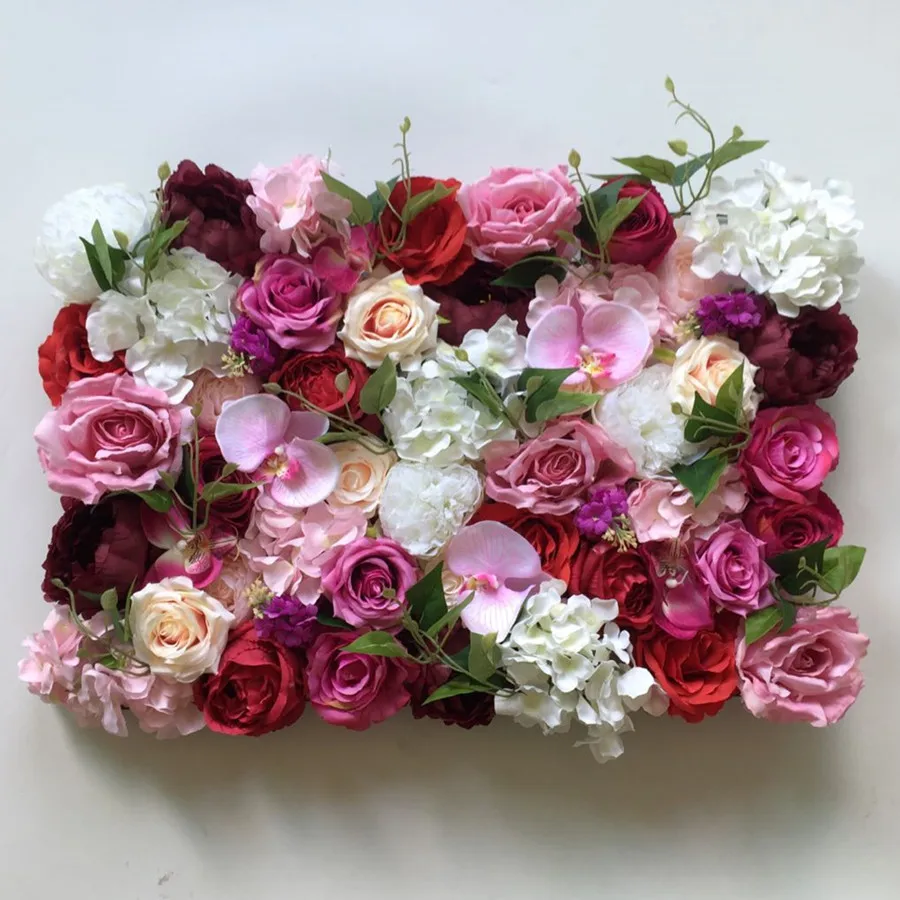 3D искусственный цветок настенная панель свадебный фон