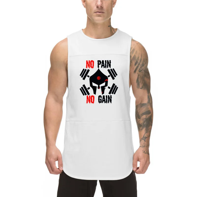 Майка мужская сетчатая для фитнеса майка без рукавов тренировок и